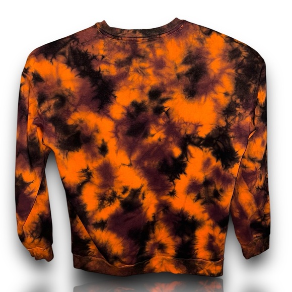Nightmare Before Christmas L Tie Dye Master Of Fright Crewneck Pullover - Picture 2 of 7